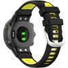 Silicone Strap for Garmin Swim 2 Watch Band for Garmin Forerunner 45 45s Replace Band Bracelet Two Tone Belt, Metal Connectors