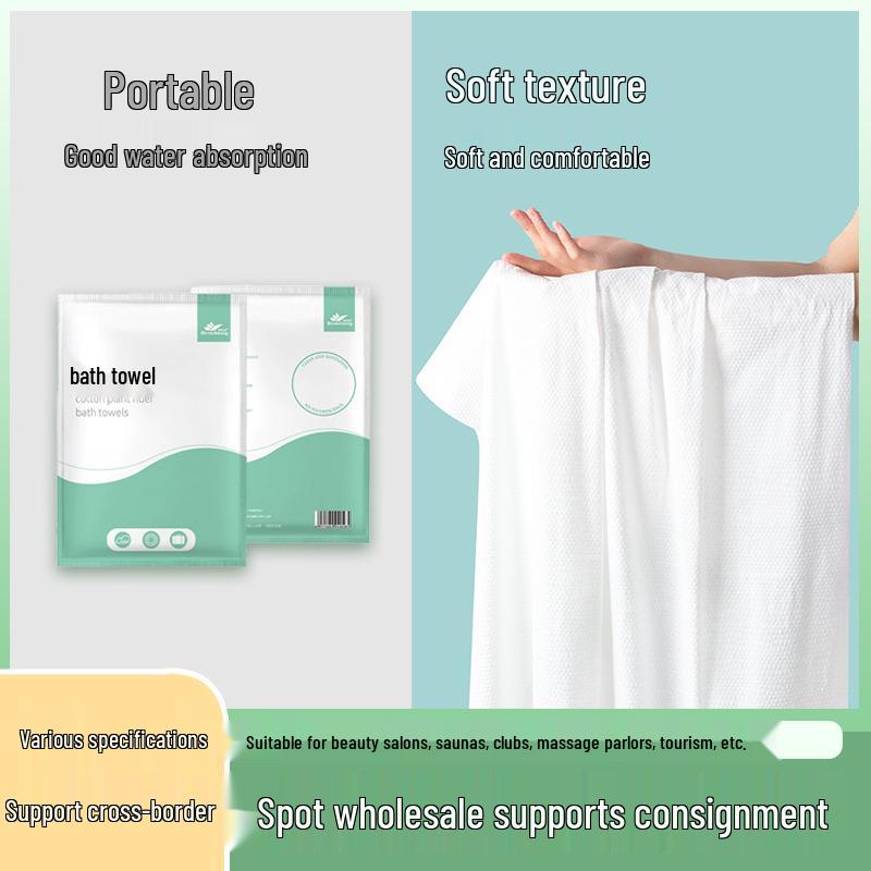 Portable Soft Cotton Towel Set: Enlarged, Thickened, Travel Size - Ideal for Hotels & B&Bs