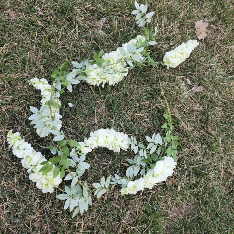 Faux Purple Wisteria Hanging Flowers For Wedding Decor And Event Arrangements Ceiling