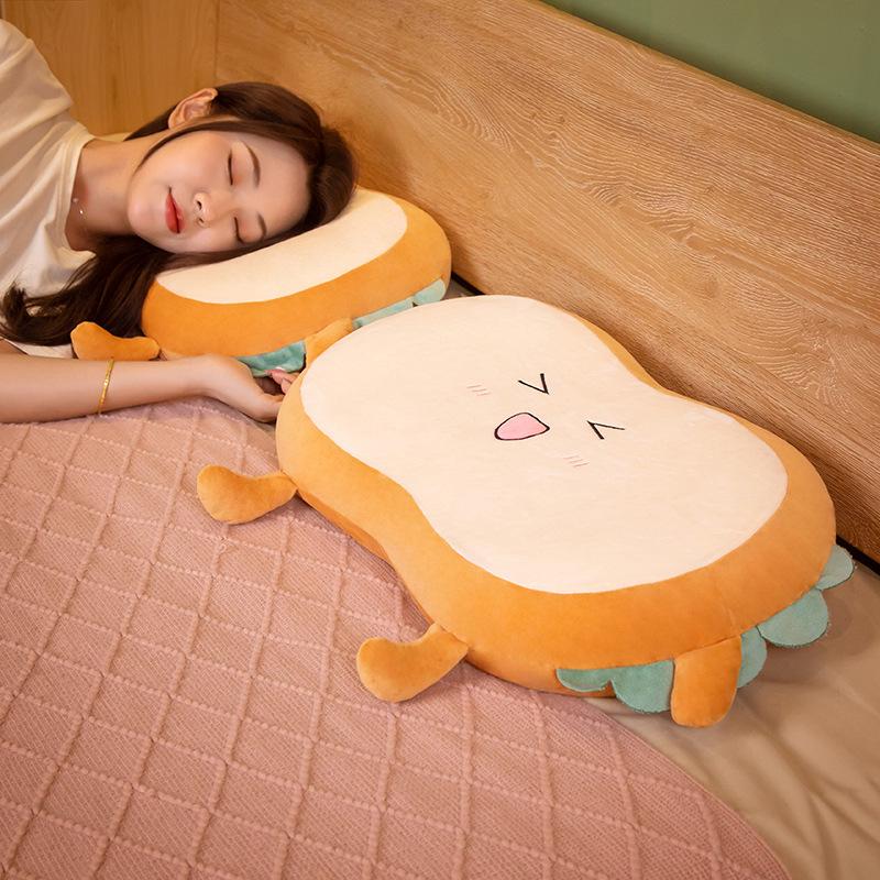 Cat Belly Memory Foam Summer Pillow - Cool Dormitory Cushion with Slow Rebound Core