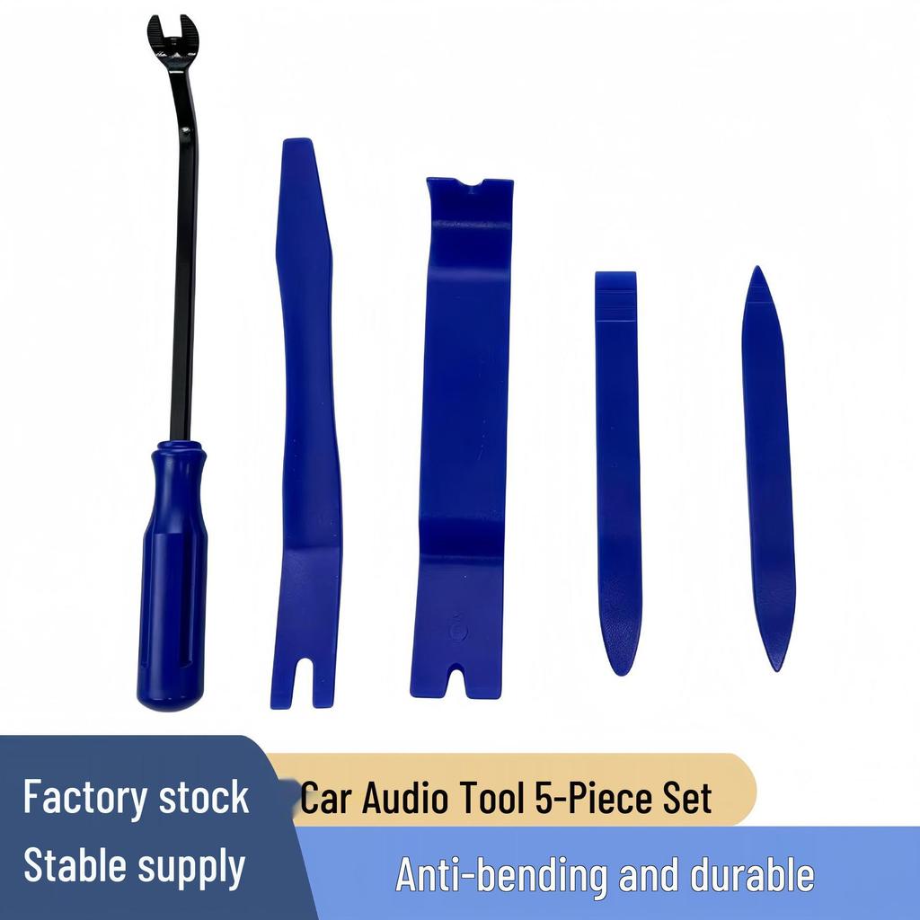 Car Interior Trim Removal Set: Pry Bar, Door Panel, and Navigation Tools