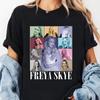 Womens Fashion Freya Skye Print Short Sleeve T Shirt 90s Graphic Vintage Tshirt Women Gothic Y2k Tshirt Streetwear Clothes