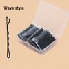 Simple Black U-Shaped Hairpins: Small Steel Clips for Women's Hair