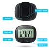 Gehentfernung Schrittzähler Digitales LCD-Display Laufdistanz Schrittzähler Multifunktion für Männer Frauen Kinder Erwachsene Senioren