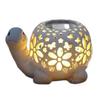 Turtle Statue Solar Light, Waterproof Turtle Glowing Solar Garden Lantern with Cutout Shell, Cute Decorative Lighting for Yard, Patio, Porch, Lawn,