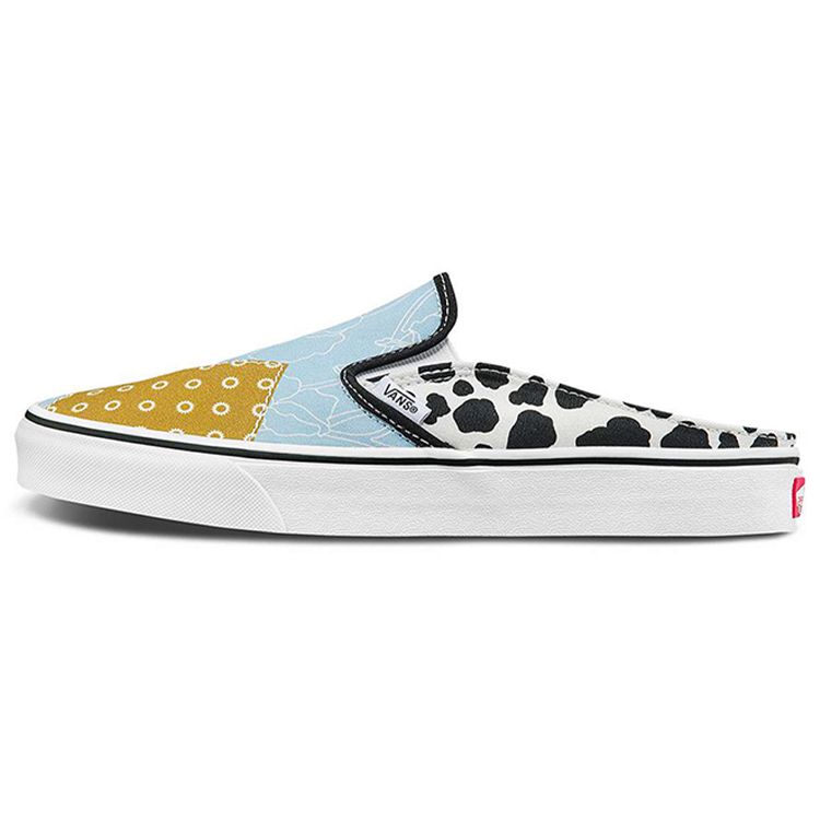 Vans Slip On Mule Canvas Low Top Sneakers Unisex Color Block VN0A4P3U6UX 36