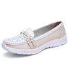 Scarpe estive da donna in vera pelle scarpe basse fatte a mano scarpe casual mocassini slip-on da donna ballerine scarpe da donna