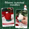 Christmas Candle Gloves Scented Candle Festival Gift Smoke-Free Candle Fragrance Christmas Creative Decorative Accessories