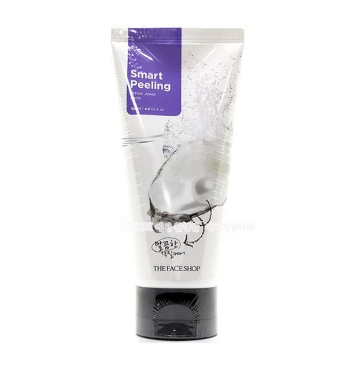 THE FACE SHOP Smart White Jewel Peeling 120ml / Brightening Exfoliating Gel for Radiant Skin