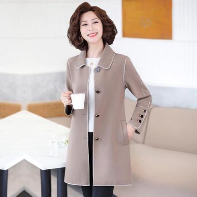 Passet Damen Mittellanger Windbreaker Mantel