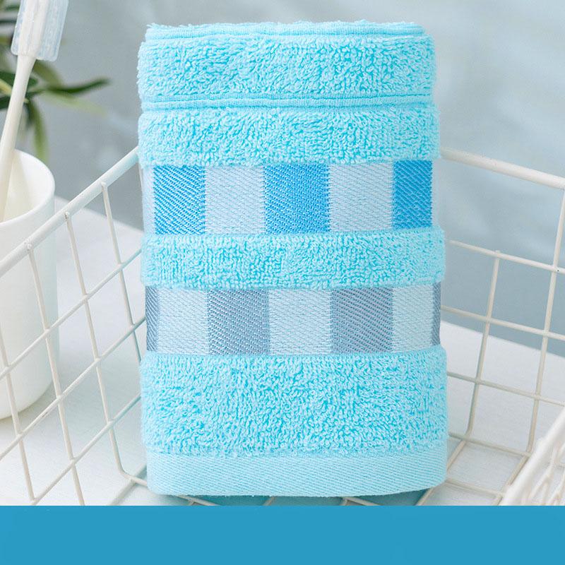 Pure Cotton Thick Absorbent Face Towel Large Size Home Bath Towel with Jacquard Patterns Quick Dry Soft Skin Friendly