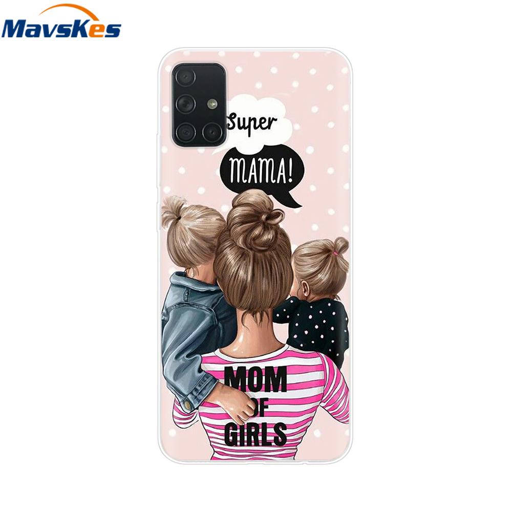 For Samsung Galaxy A51 Case Silicon Transparent Back Cover Phone Case for Samsung Galaxy A71 SM-A715F A515F A 51 71 Cover Fundas