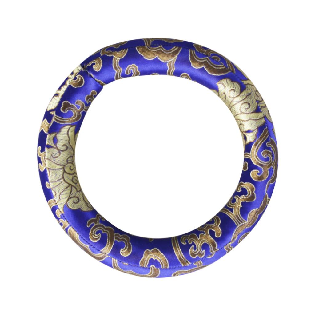 IRIN Cotton Bowl Pillow Handmade Decorative Bowl Mat Foldable Protective Instrument Parts Red Blue Silk Mat Tibetan Bowl