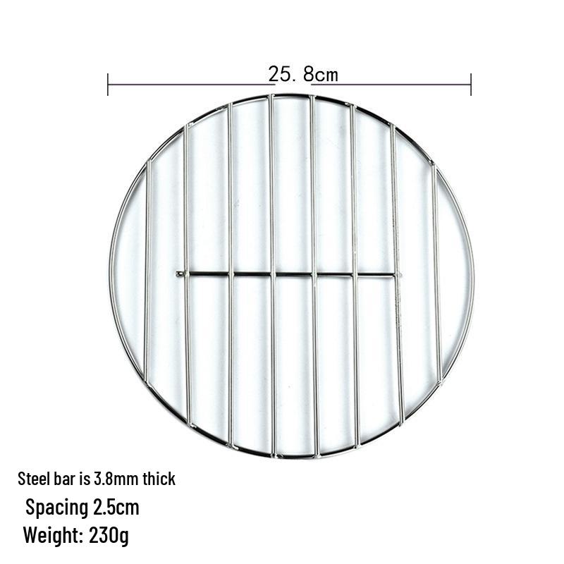 Thickened Stainless Steel Mesh Grill Net & Steamer Mat for Multi-purpose Cooking