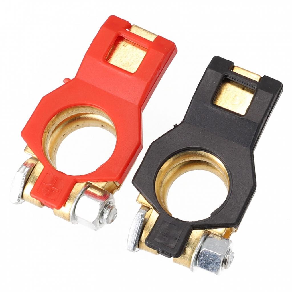 Stable Battery Terminal Clamp Clip Connector for Automotive Batteries (2Pcs)