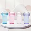 Nail Art Stamper,Clear Silicone Stamping Jelly with Scraper for DIY Nail Decors Transparent Visible Body,No Misplacement