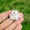 Sterling Silver Natural Swiss Blue Topaz Flower Art Deco Multi Stone Mother Ring