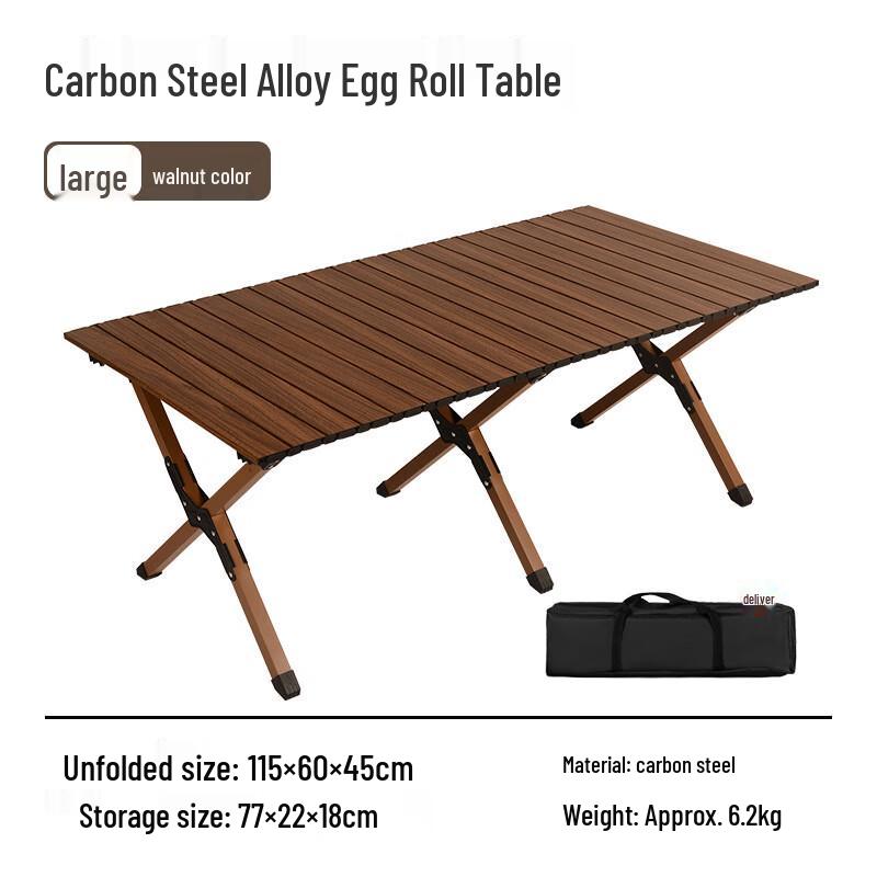 OEING Portable Roll-Up Picnic Table