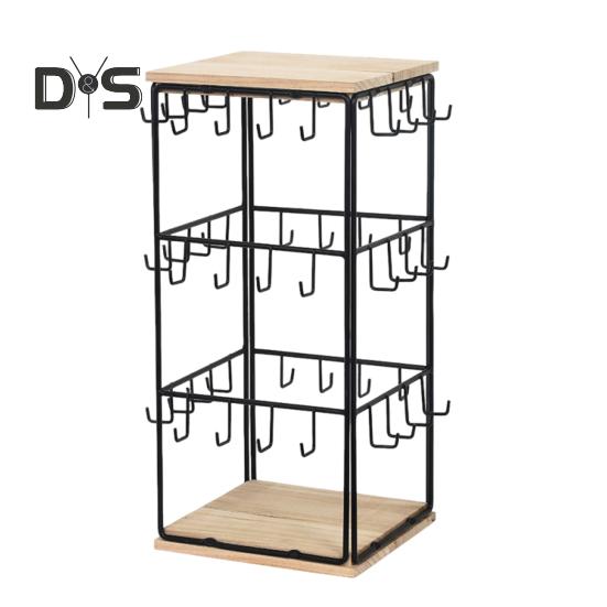 

Подставка для сережек с 48 крючками. Держатель для сережек для продавцов. Универсальная витрина на 360 градусов. Ожерелья, браслеты. Органайзер для сережек.