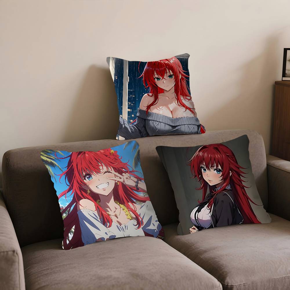 Anime Rias-Gremory Pillowcase Toon Gift Cushion Cover Bedroom Home Sofa Chair Seat Decor Pillow Case