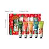 Christmas Hand Cream 5-Piece Set for Dry Cracked Skin | Winter Moisturizing Holiday Gifts for Women Men | Xmas Stocking Stuffers for Family Friends