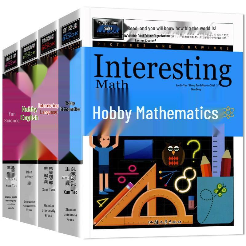 Genuine Fun: Math, Science, English - All 4 Volumes, Grades 3-6 Primary School Edition