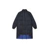 Fila Fusion X TEAM WANG Design Long Stand Collar Raglan Sleeve Zipper Down Jacket Unisex Outerwear Black T11U349903F-BK