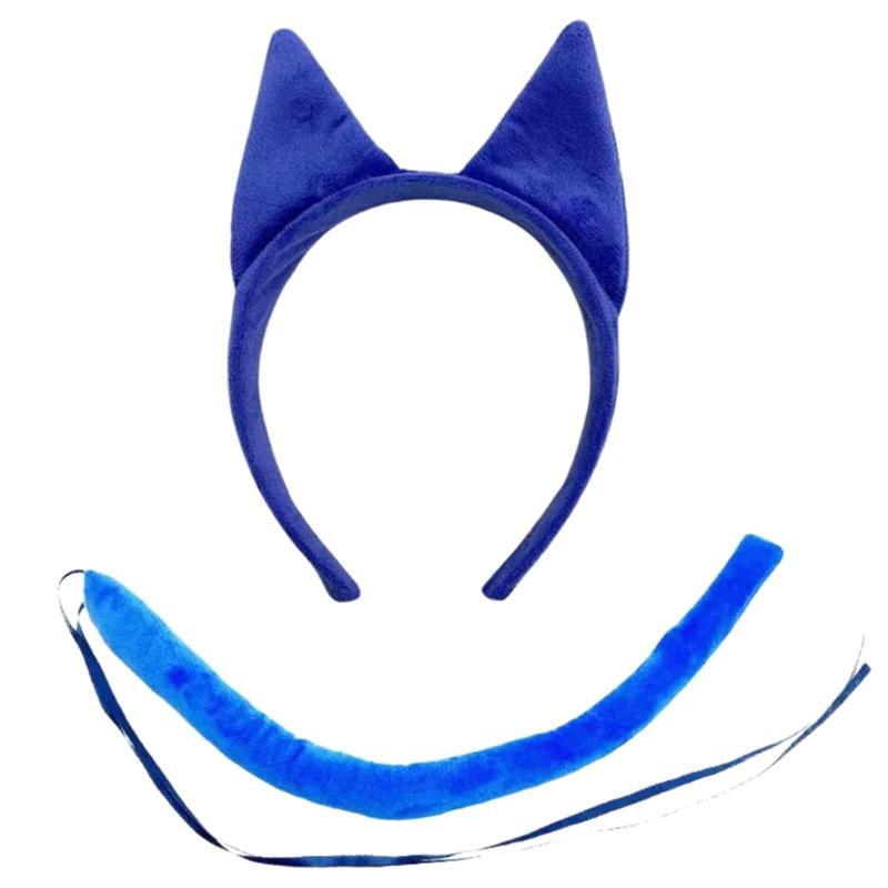 Tecknade Katter Hundar Åsnor Kostymtillbehör För Barn Pojke Flicka Halloween Cosplay Födelsedag Jul Rollek