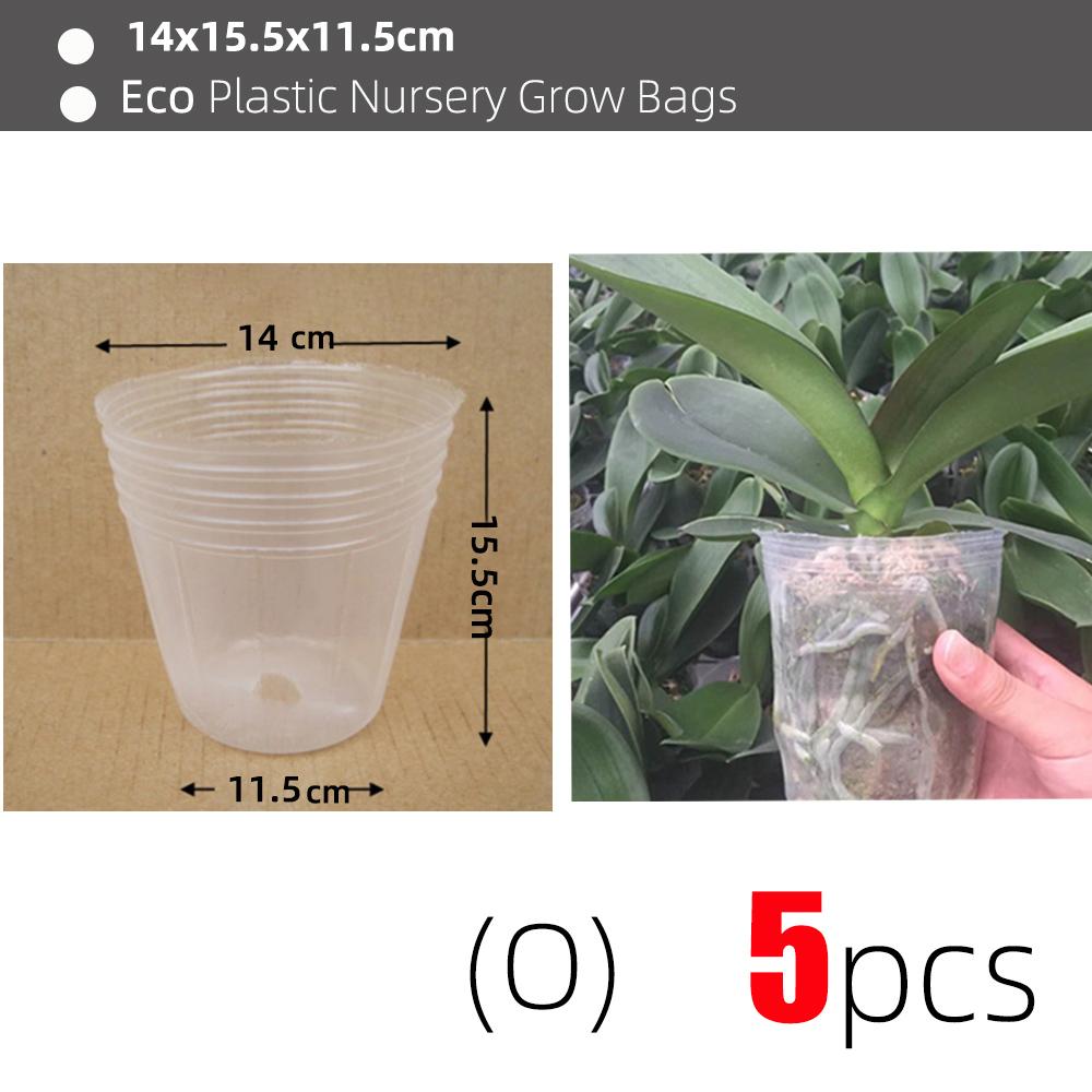 Transparent Nursery Pots Plastic Orchid Propagation Containers Flowers Vegetables Cultivation Seedling Supplies Garden Tools