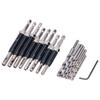 17pcs Hinge Drills Set Self Centering Door Drill Bit Kit with Hex Wrench for Woodworking