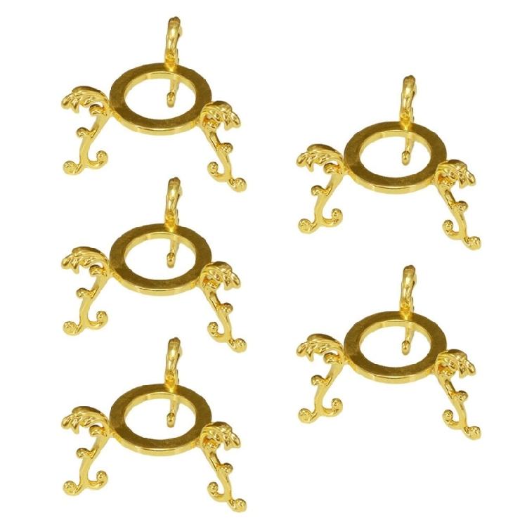 

Classical Crystal Balls Stand Compact Space Saving Design Durable Corrosion Resistant Round Display Stand золотий