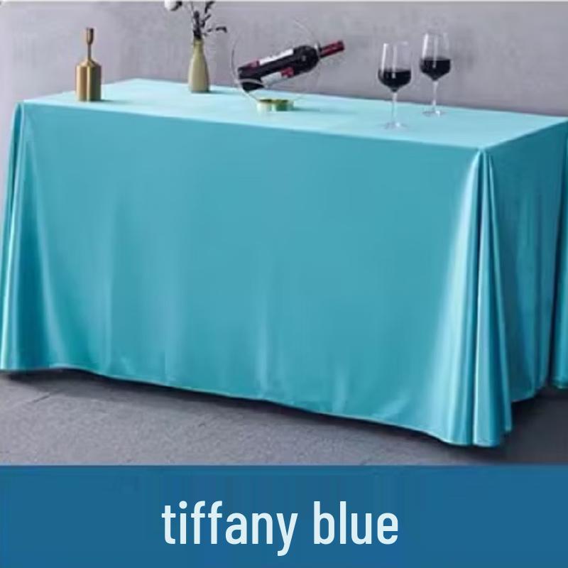 Heting L Premium Satin Rectangular Conference Tablecloth