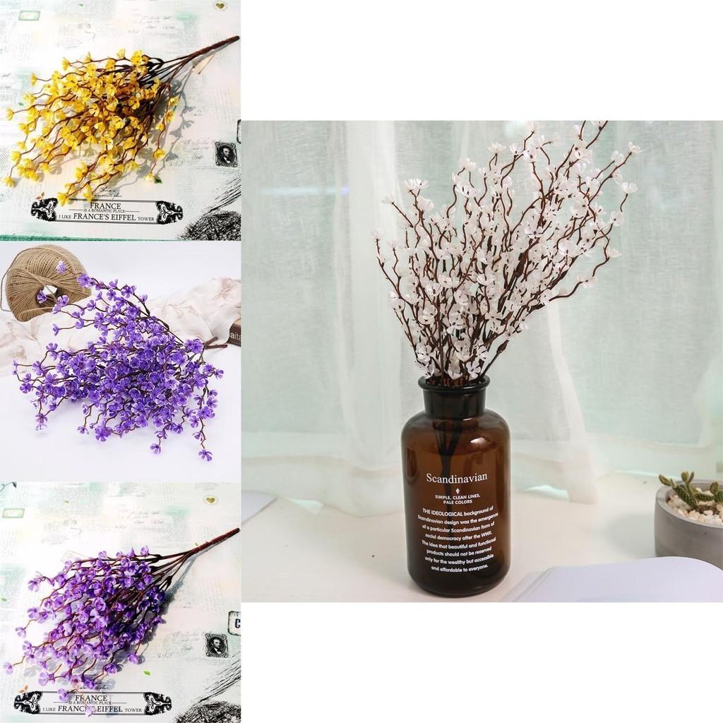 Beautiful Artificial Plum Blossom Branches For Year-round Home And Event Decor