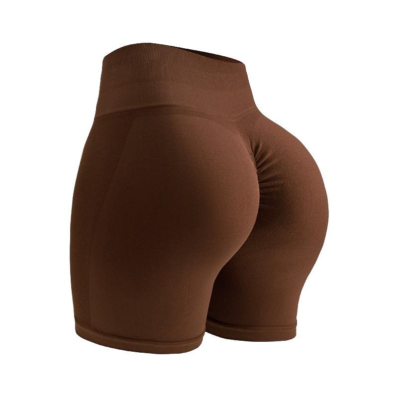 Seamless High Waist Yoga Shorts: Butt-Lifting, Hip-Tightening Fitness Wear for Women