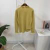 C S In The Room Pao Wool laCe Frill turtleneCk Knit 6 ColorS