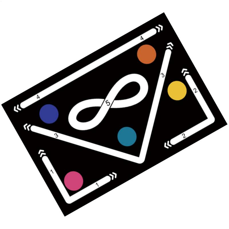 60x90cm Football Training Mat Anti-Skid Soccer Training Mat Football Training Pad Footstep System Training Blanket