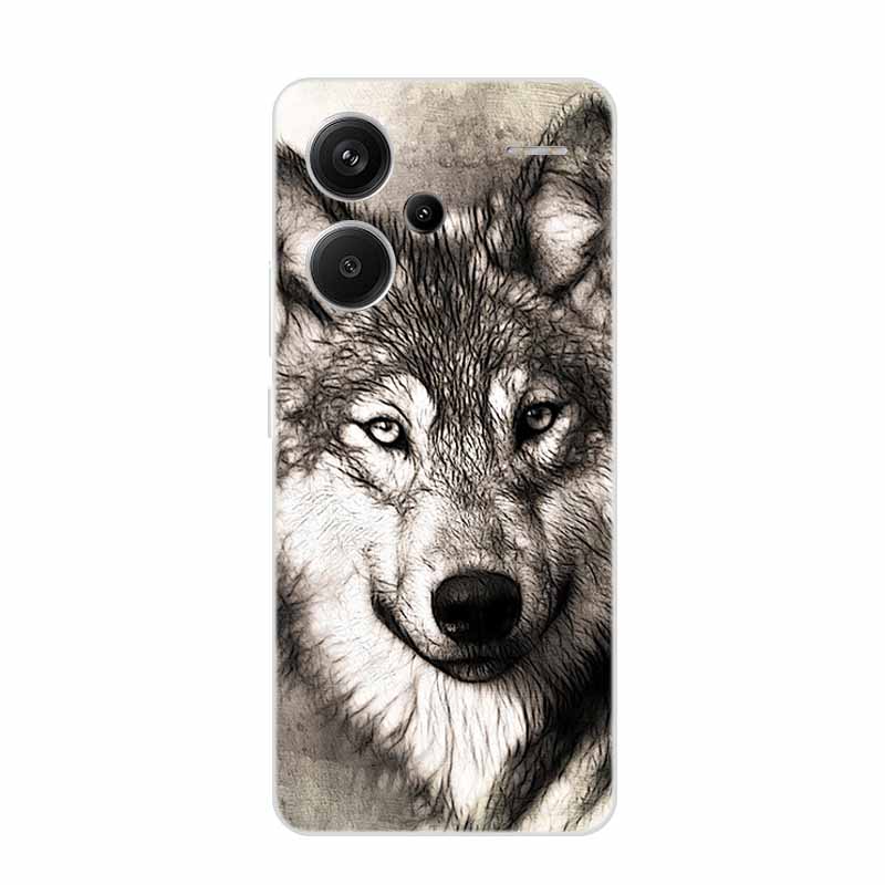 For Xiaomi Redmi Note 13 Pro+ Case Note13 Pro Plus Clear Silicone Soft TPU Coque For Redmi Note 13 Pro Plus 5G Back Cover Case
