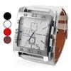 Fashion Square Watch Women Super Big Watches White Wide Strap Quartz Wristwatches Womage Casual Ladies Watches Reloj Mujer