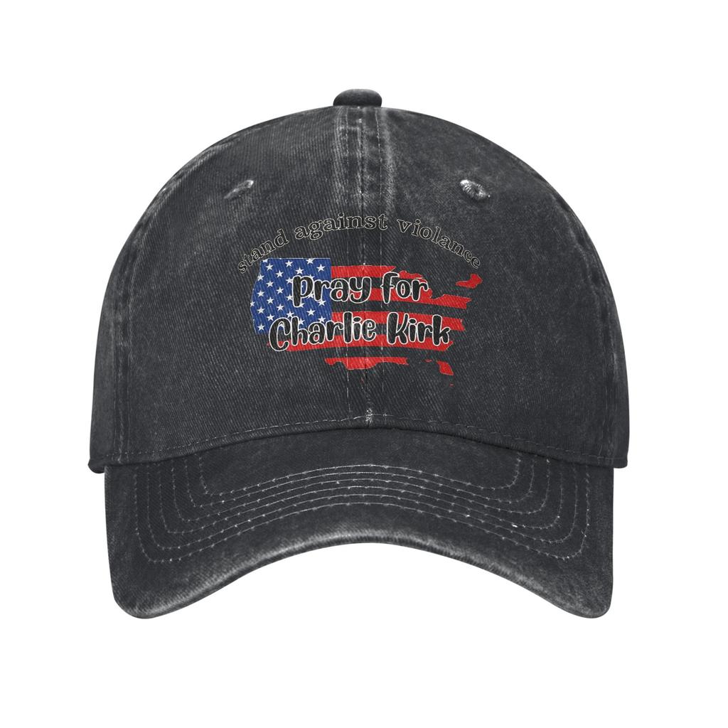Charlie Kirk Baseball Cap Sun  Tennis Skate High Quality Washed Trucker Hat Men Women y2k Cute Design Snapback Cap