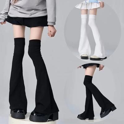 1 Pairs Leg Warmers Y2K Harajuku Punk  Knee Socks Japanese Style Spicy Femboys Over The Knee Horn Shapeds Cuffs Sexy Accessories