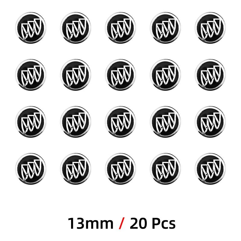 13mm 14mm 17mm Auto-Fernschlüssel Aluminium-Logo-Aufkleber Für Buick GL6 Envista Park Avenue royaum enclave Encore Envision Excelle XT