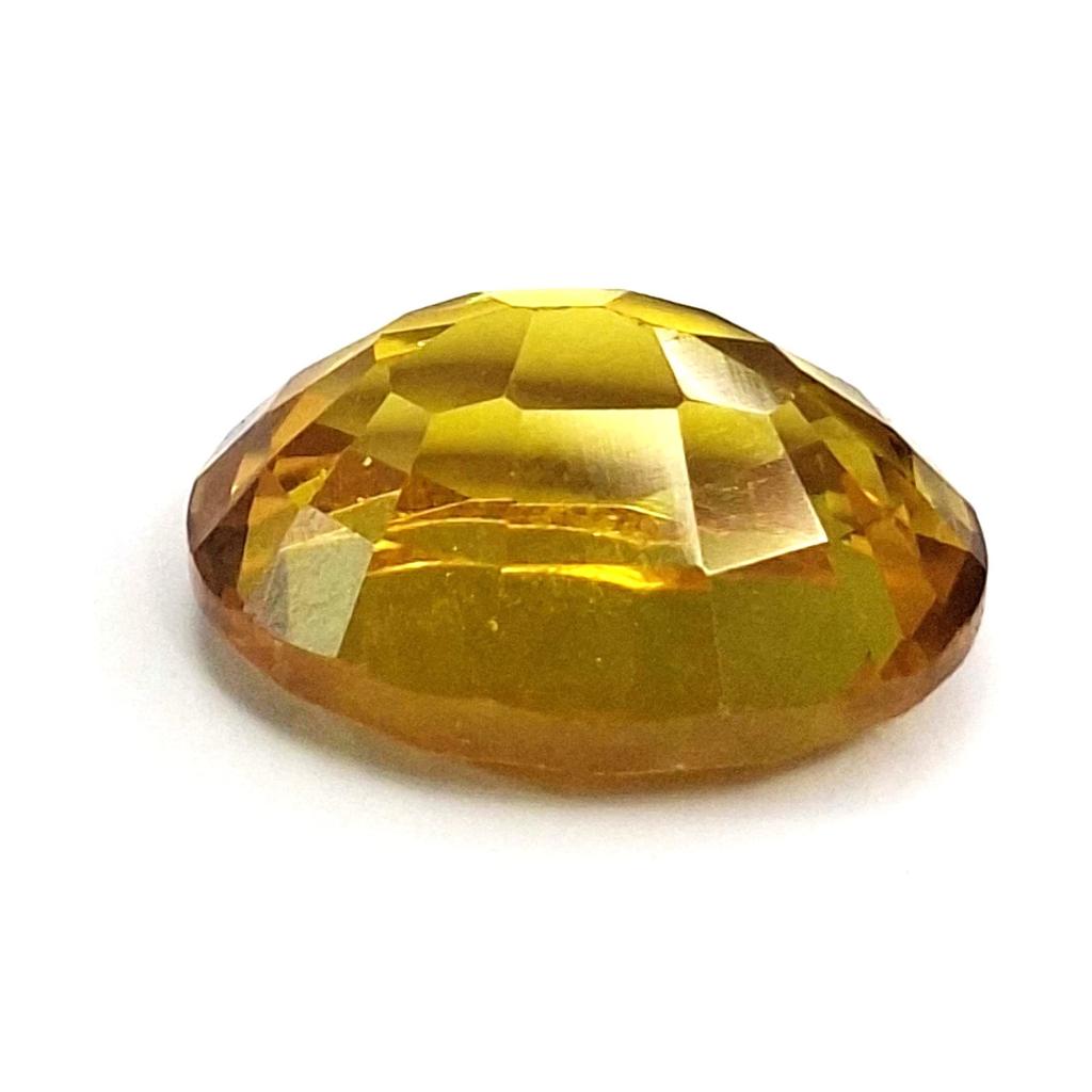 Oval Cut Natural Yellow Sapphire 6-8 Ct Beautiful Certified Loose Gemstone