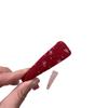 Exquisite New Year Red Bow Woolen Hair Clip for Women