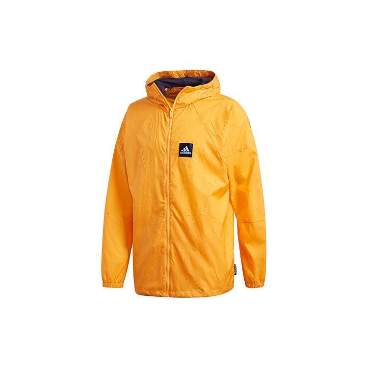 adidas W.N.D. Primeblue Windbreaker Jacket Real Gold FR8288 L