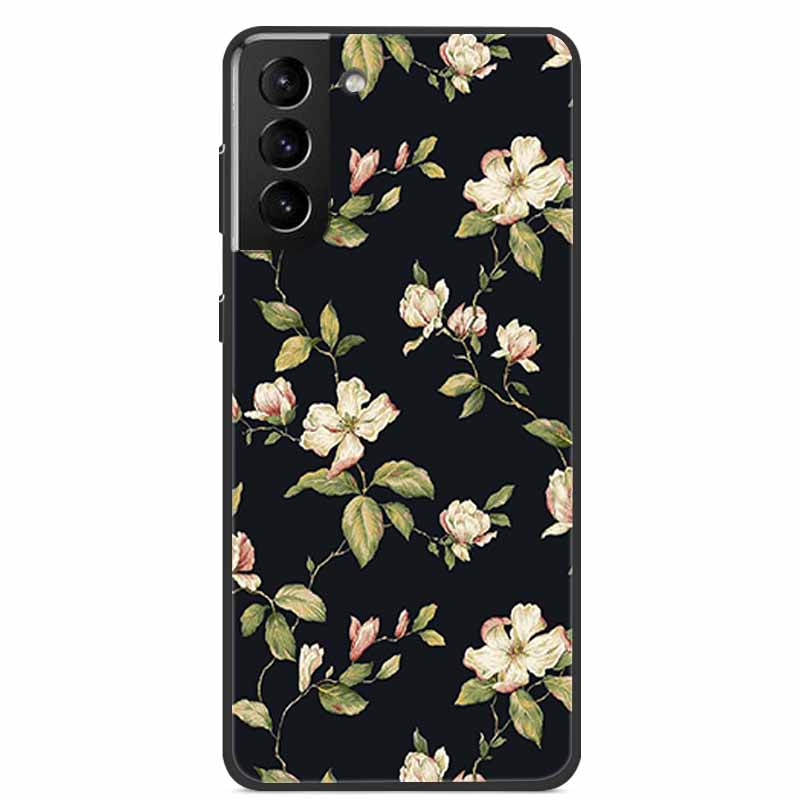 For Samsung S22 Case Wolf Lion Cat Black Silicone Soft Back Cover Case For Samsung Galaxy S21 FE S22 Ultra Phone Case S 22 Funda