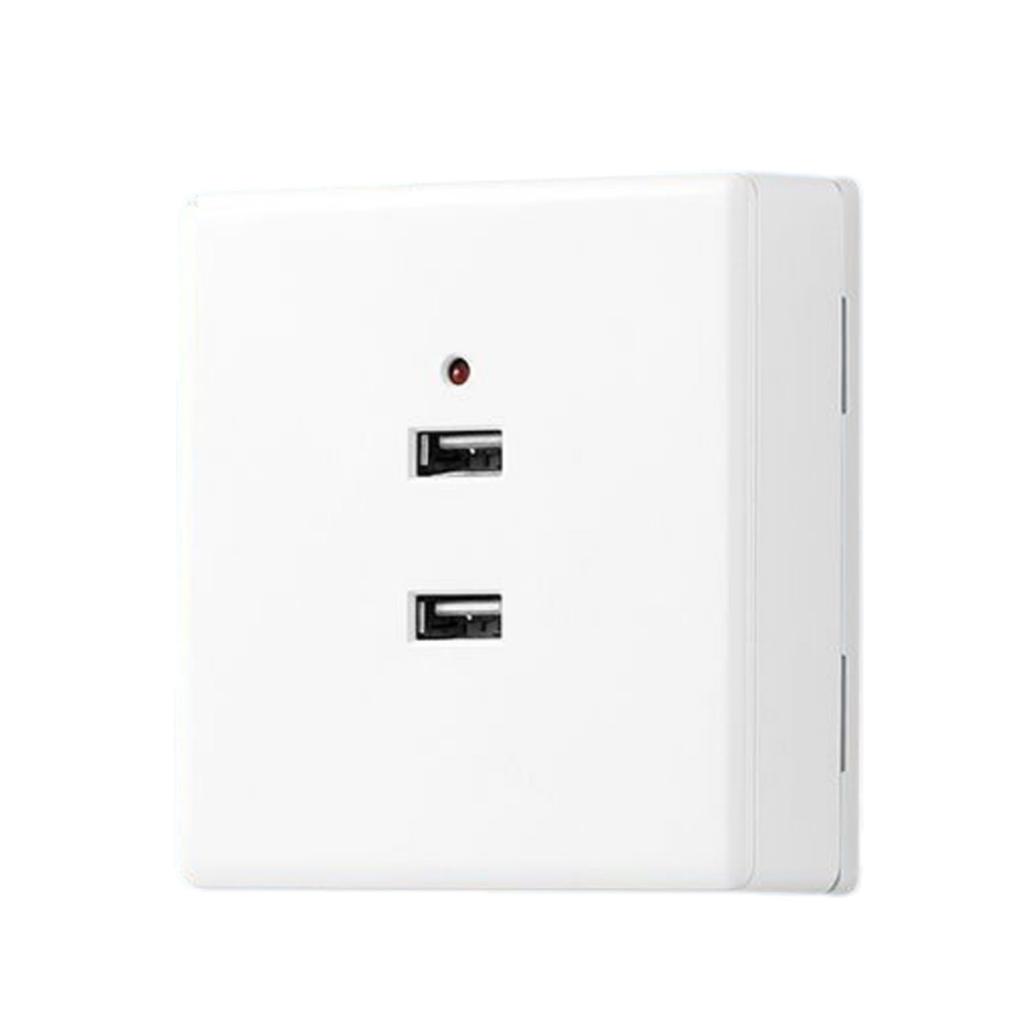 Prise murale chargeur USB 2 ports/4 ports Prise de charge haute vitesse pour smartphones, tablettes et appareils numériques Type 86