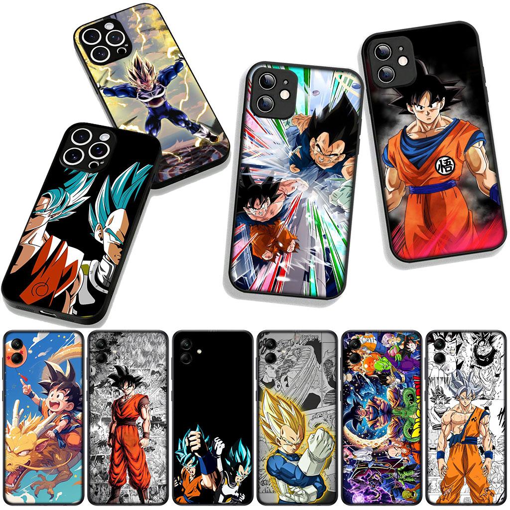 For Samsung Galaxy A25 A37 A57 A12 A14 A50 A51 A70 A71 A72 A21S A04 M15 Note 20 9 8 10 Case Super Dragon Gokus Vegeta Balls