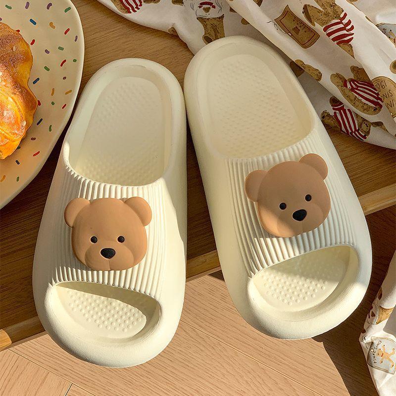 

Cool slippers female cute home bathroom home use non-slip non-smelly feet summer indoor men 40-41 yards [suitable for size 39-40 feet] жовтий