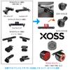 Sicherheitslicht-Adapter für GoPro-Schnittstelle COS Rücklicht-Adapter Licht, das GoPro-Halterungen und -Adapter in XOSS XR01 XR01 RRO Rücklicht umwandelt [REC