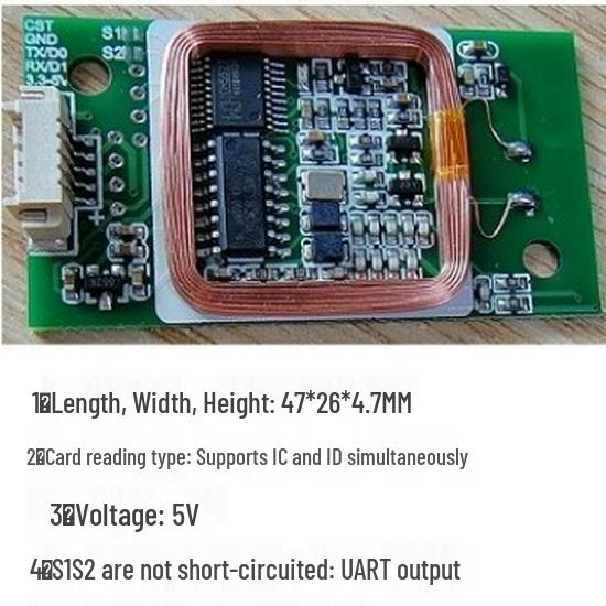 830T Serial & Wiegand IC/ID Card Reader Module